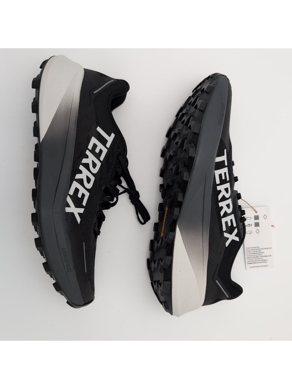 adidas Terrex Agravic Speed 3 Trail Running Shoes Black Grey Women's Size 10 NEW